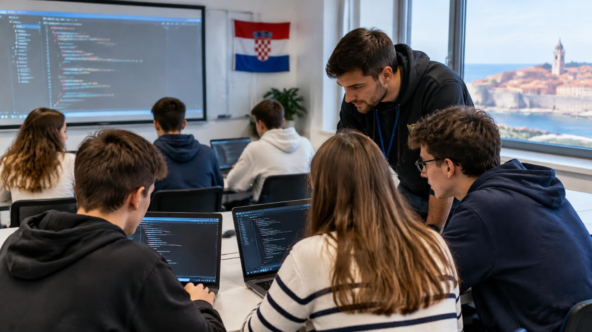 croatian students coding