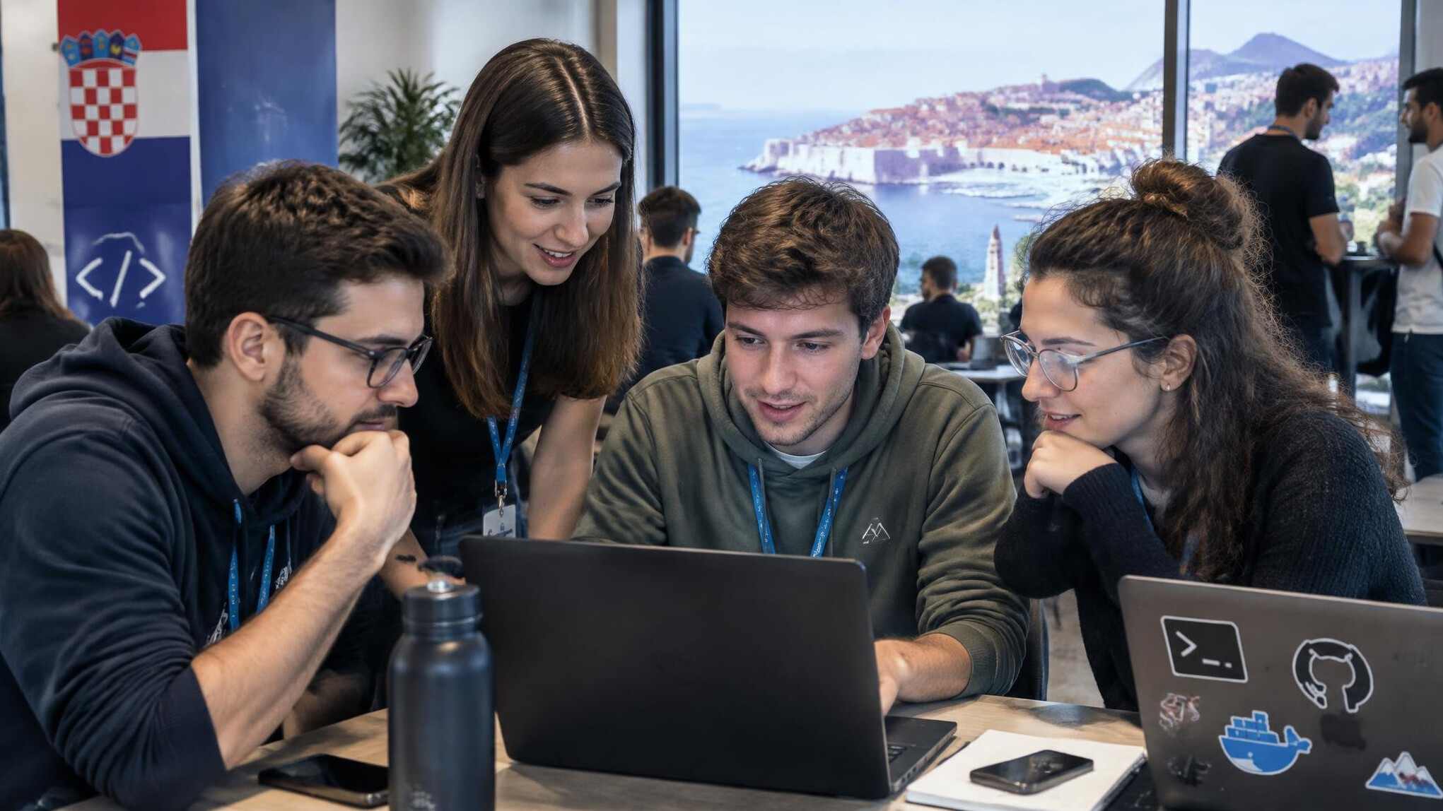 group of developers
